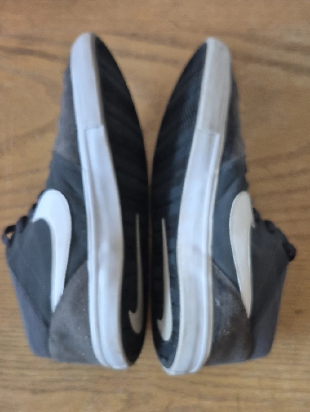 Nike Shoes Mens SB Portmore II Solar Mid Sneakers Gray Lace Up Sz 8